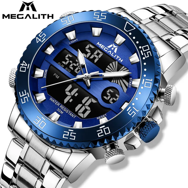 8222M | Quartz Men Watch | Stainless Steel Band