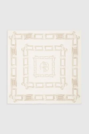 AB Evelyn Scarf - Cream/Tan