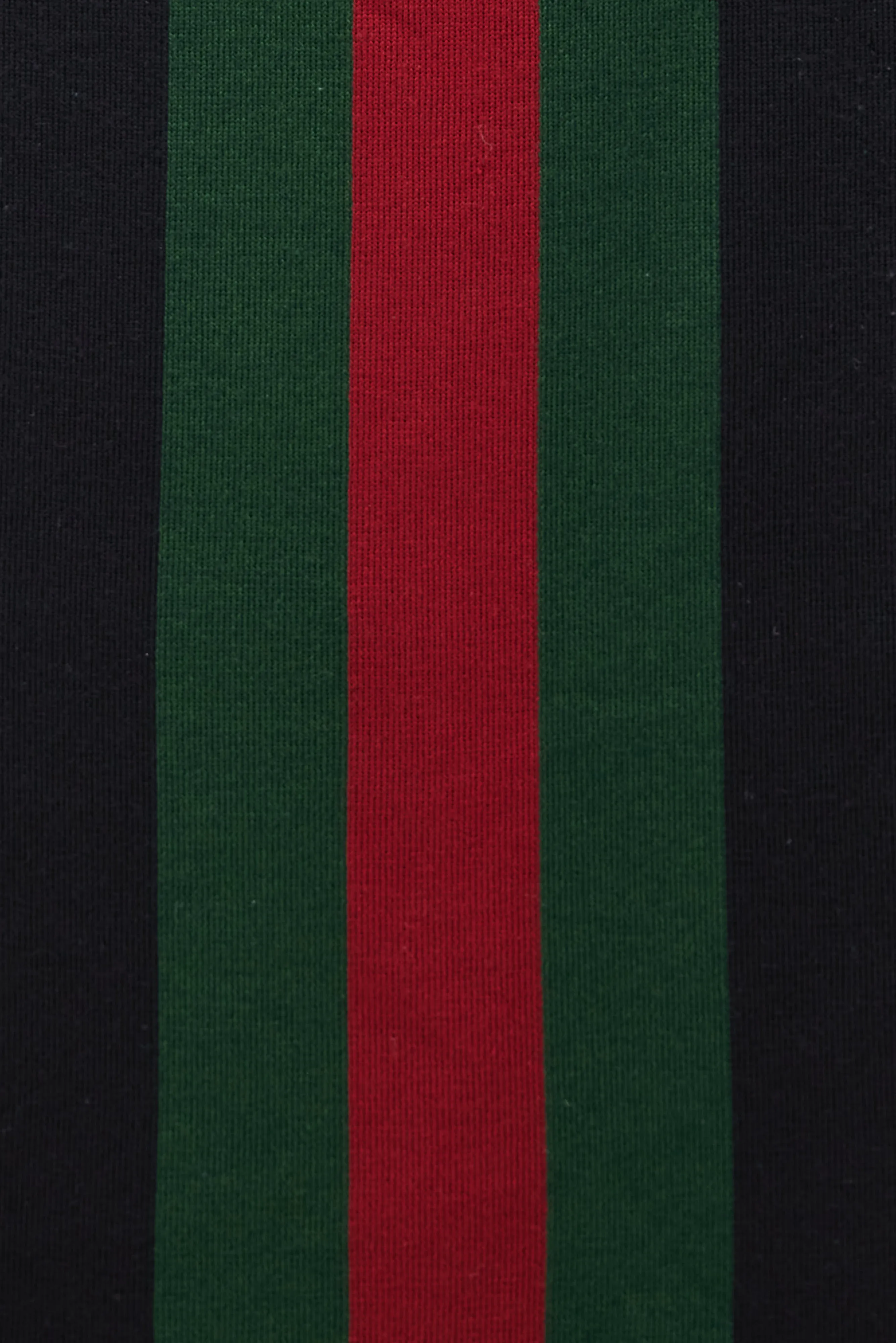 Black & Multicolour Wool Striped Scarf