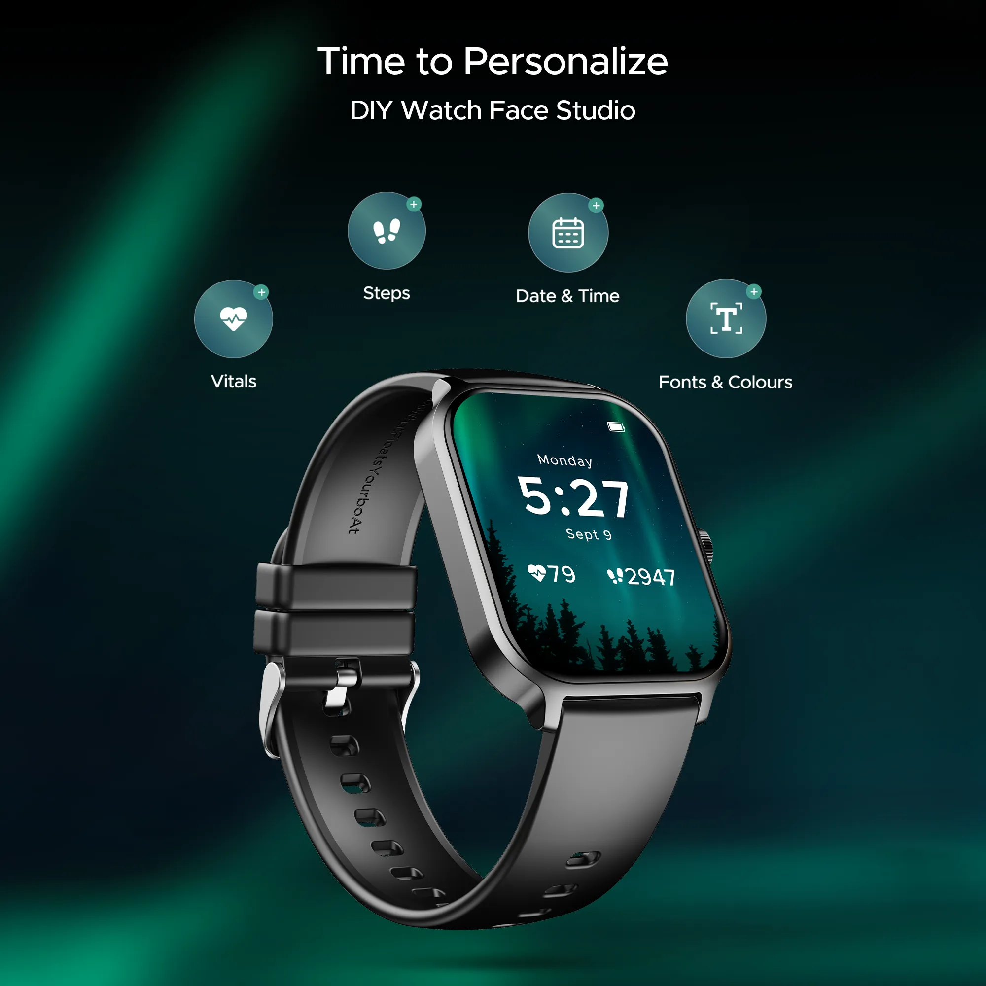 boAt Storm Call 3 Plus | Smartwatch with 1.96" HD Display, BT Calling, 700  Activity Modes, SOS feature, Functional Crown