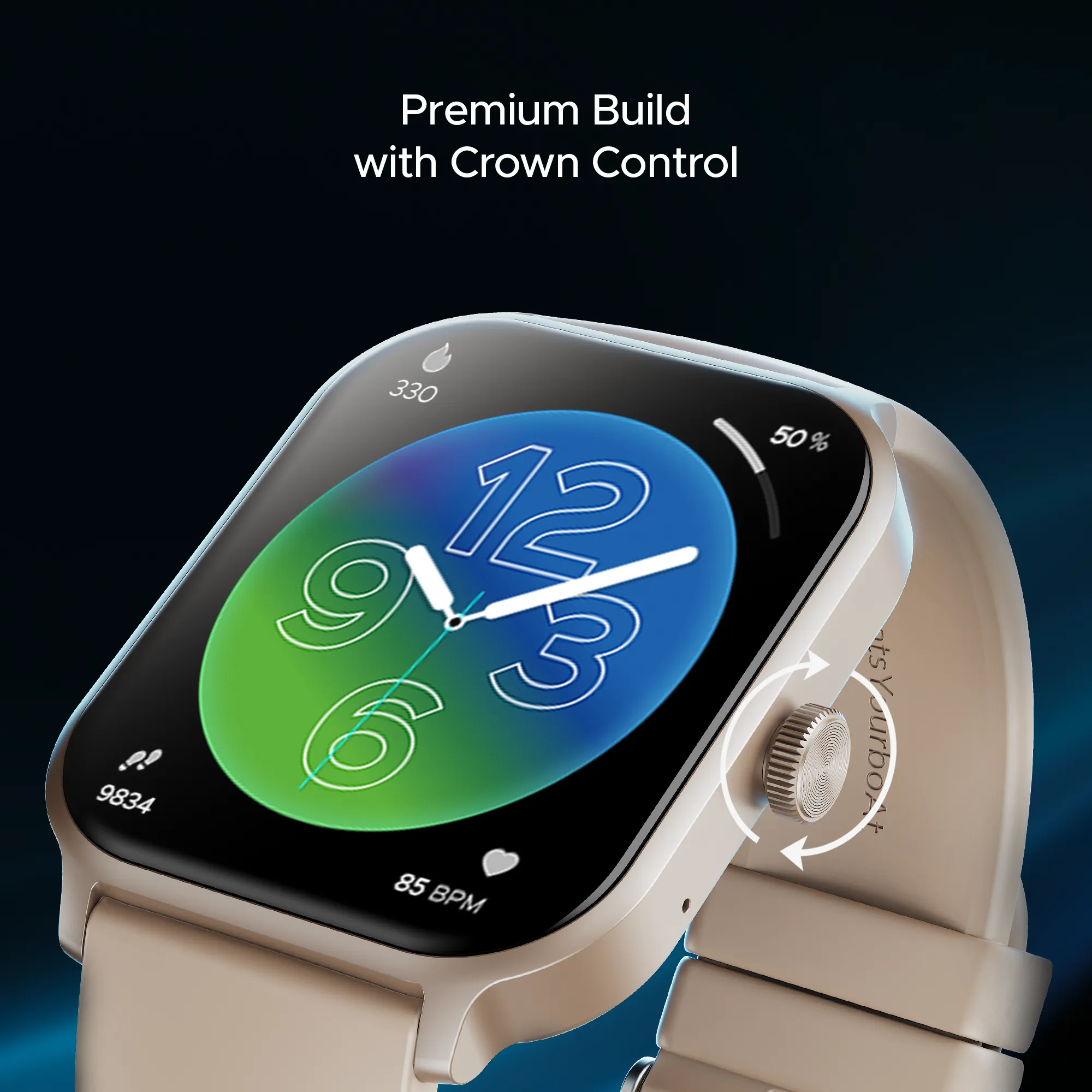 boAt Storm Call 3 Plus | Smartwatch with 1.96" HD Display, BT Calling, 700  Activity Modes, SOS feature, Functional Crown