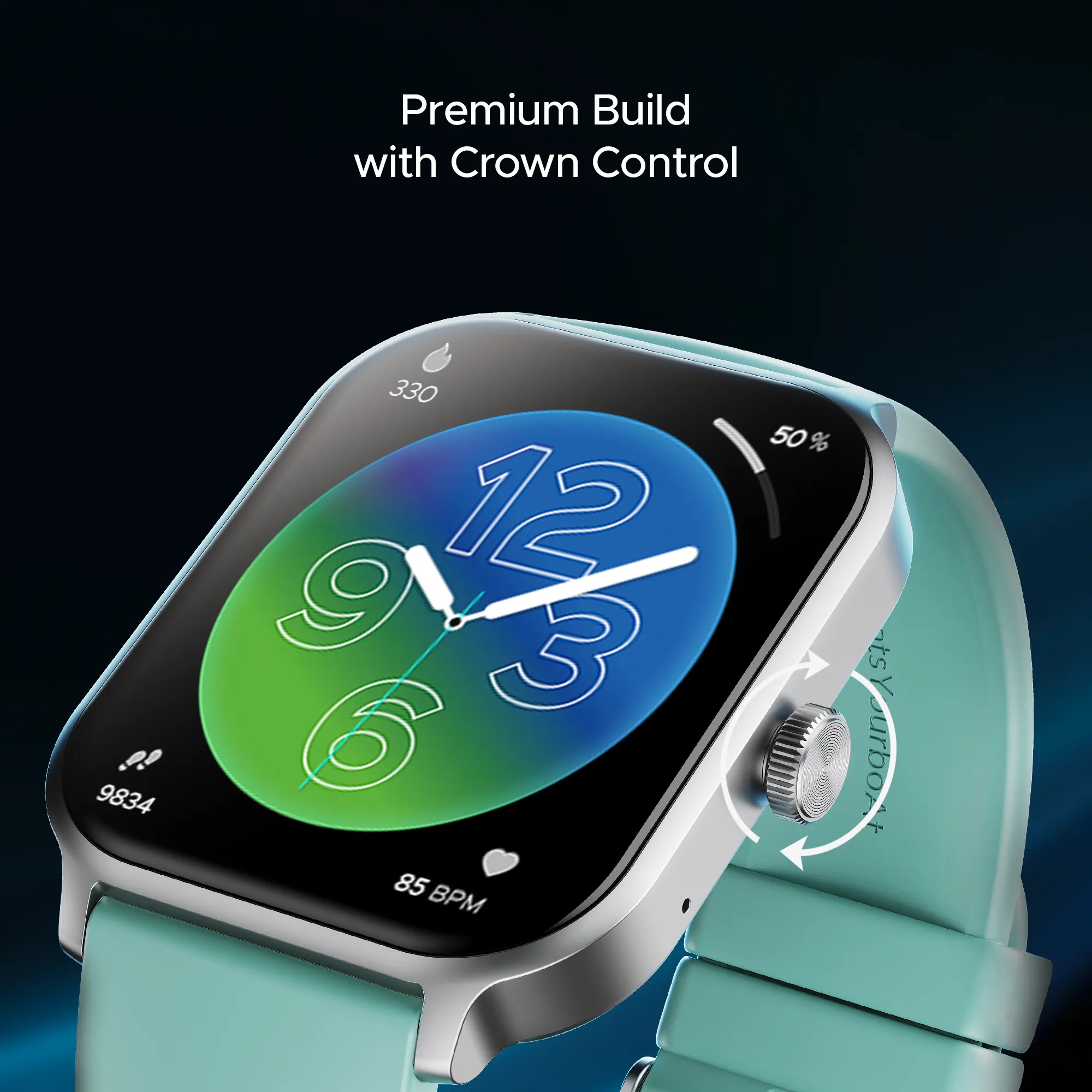 boAt Storm Call 3 Plus | Smartwatch with 1.96" HD Display, BT Calling, 700  Activity Modes, SOS feature, Functional Crown