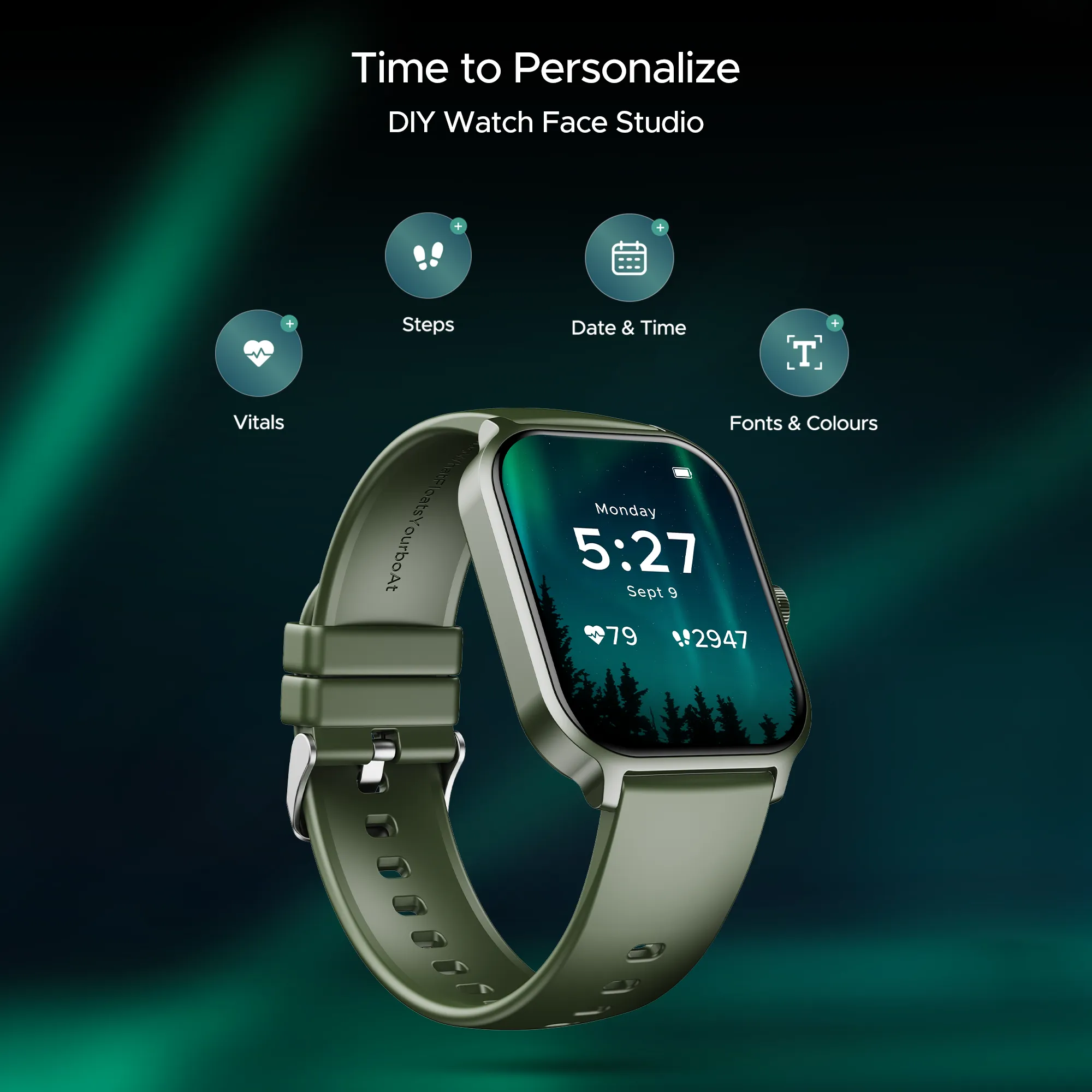 boAt Storm Call 3 Plus | Smartwatch with 1.96" HD Display, BT Calling, 700  Activity Modes, SOS feature, Functional Crown