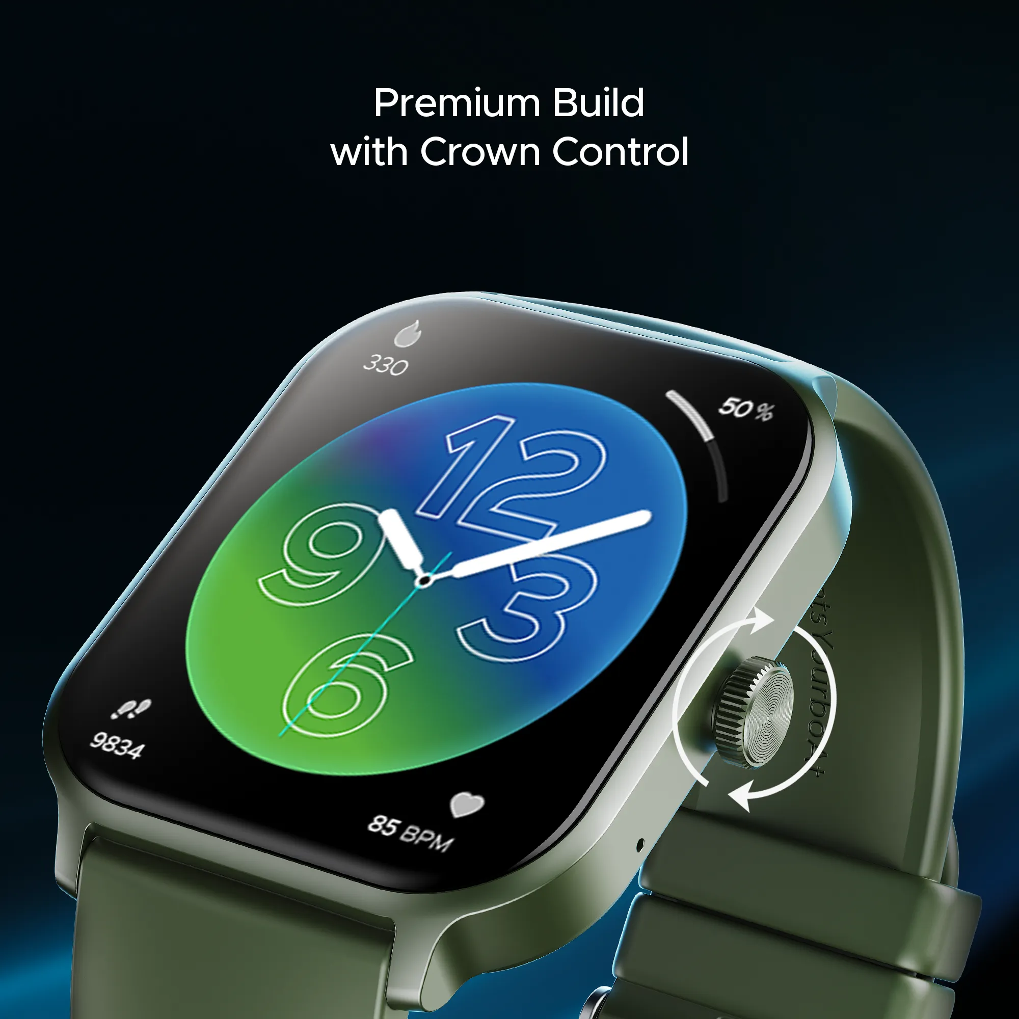 boAt Storm Call 3 Plus | Smartwatch with 1.96" HD Display, BT Calling, 700  Activity Modes, SOS feature, Functional Crown
