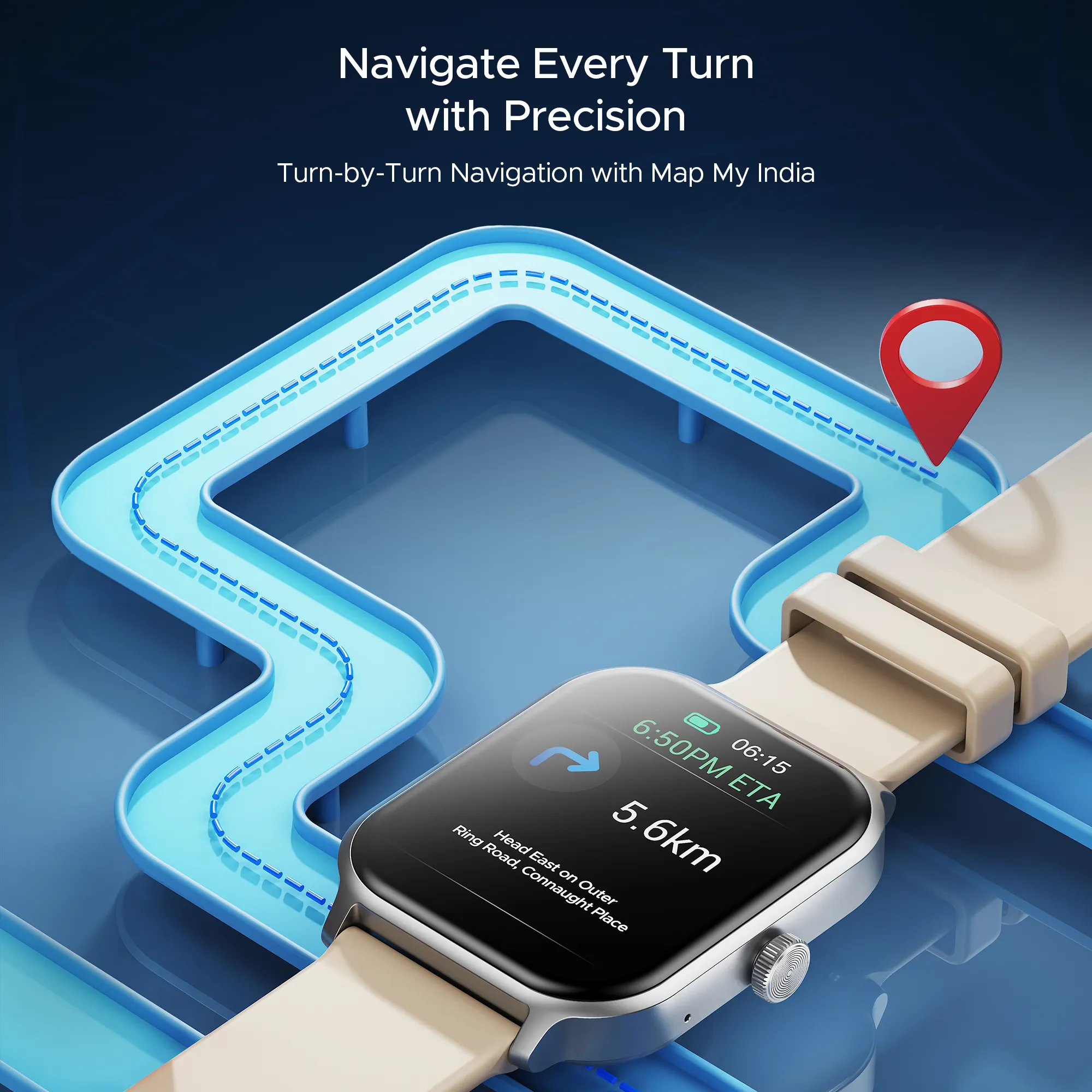 boAt Storm Call 3 Plus | Smartwatch with 1.96" HD Display, BT Calling, 700  Activity Modes, SOS feature, Functional Crown
