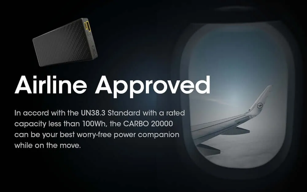Nitecore® Carbo 20,000 mAh Power Bank