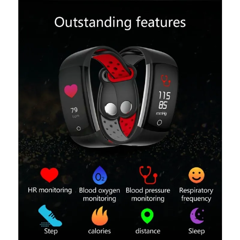Q6 Smart Fitness Tracker Watch